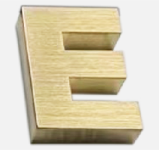 SUS HLシャンパンゴールドメッキサンプル